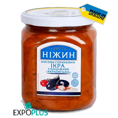 NIZHYN EGGPLANT PASTE (12X450G)IKRA Z BAKLAJANIV