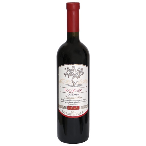 "Saperavi" wijn uit Georgië, rood, droog, 12% vol.
