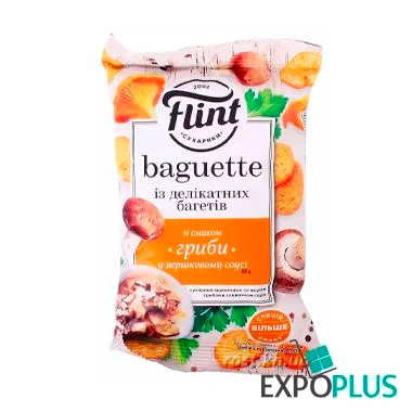 FLINT Baguette snack met champignons en romige saus