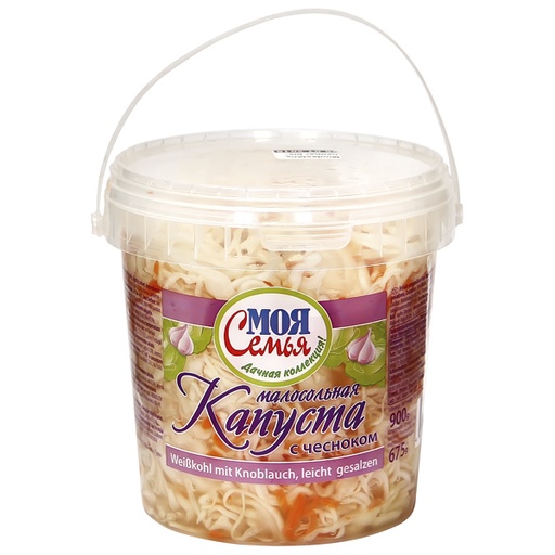 Квашеная капуста с чесноком