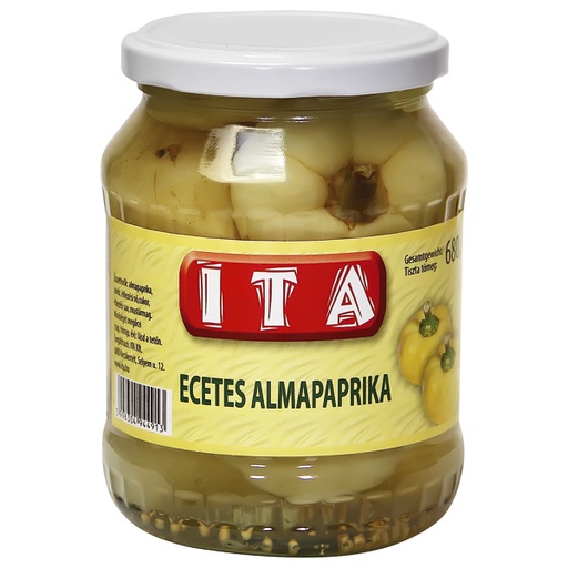 Ingemaakte gele appelpaprika, heel "ECETES ALMAPAPRIKA"