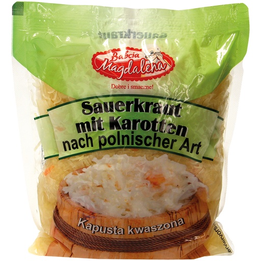 Babcia Magdalena Zuurkool met Wortelen