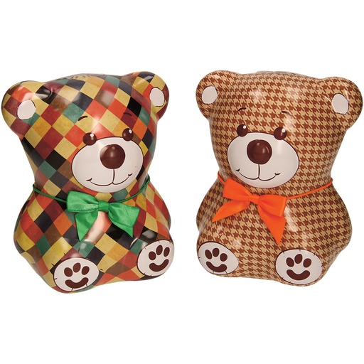 Zoete Teddy Geleekonfekt met sinaasappelsmaak in chocolade