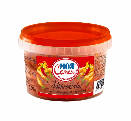 Koreaanse wortelsalade, pittig