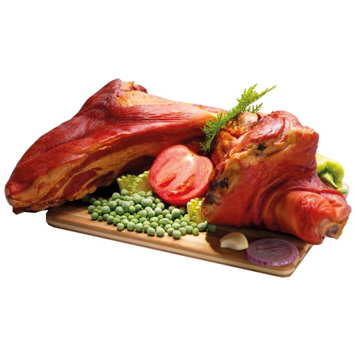 Задняя рулька, засоленная и копченая, в вакуумной упаковке