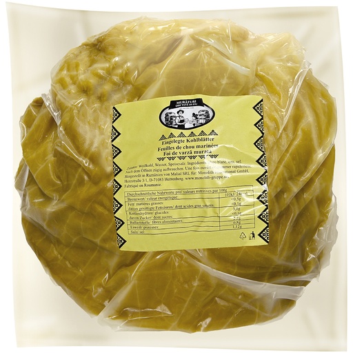 Квашеные листья капусты