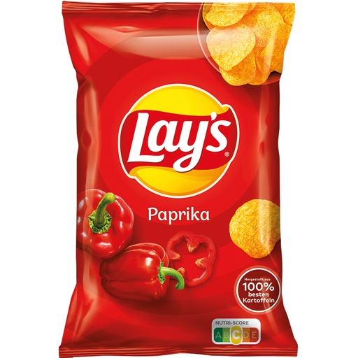 Aardappelchips "Lays" met paprikasmaak