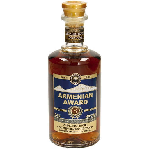 Armenische brandewijn (brandy) 8 jaar 40% vol.