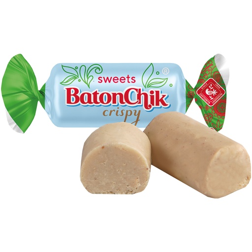 Knapperig staafje - Helle snoep met melk-vanillesmaak