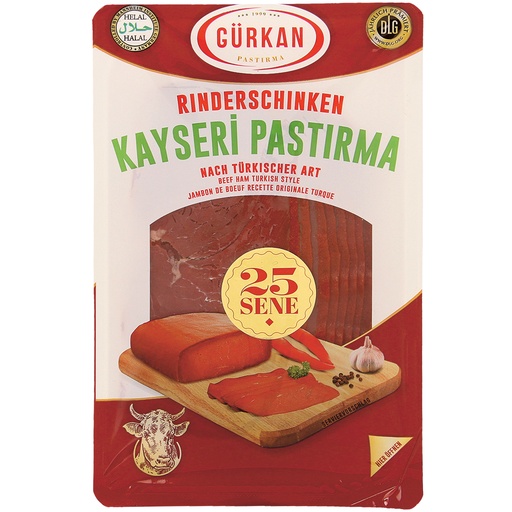 Runderschinken Origineel naar Turkse stijl, in plakken