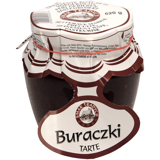 Ingelegde Rode Biet, voorgekookt, fijn geraspt, gepasteurise