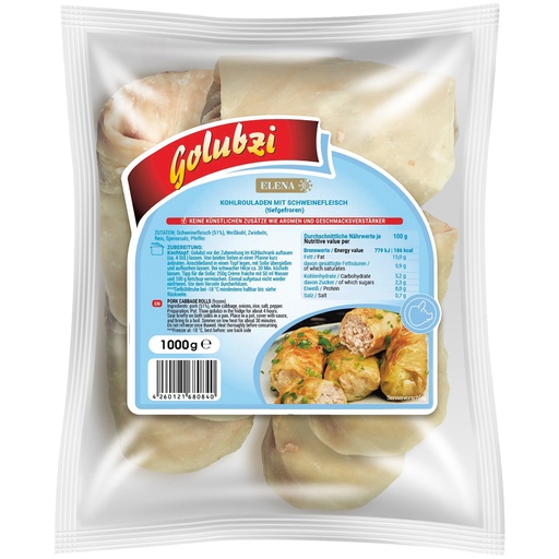 Golubtsi koolrolletjes met varkenvlees