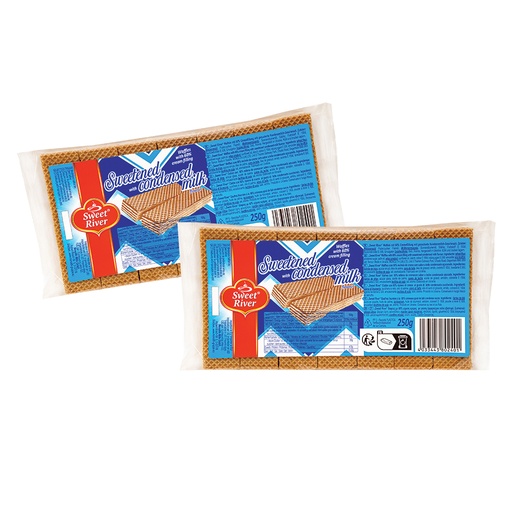 "SWEET RIVER" Вафли со вкусом сгущённого молока