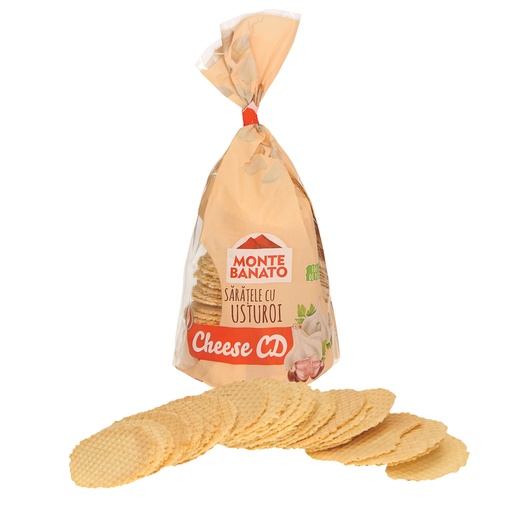 Knoflookcrackers-Monte Banato Gezouten knabbels met kaas en