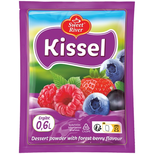 "Kissel" Dessertpoeder met bosbessensmaak