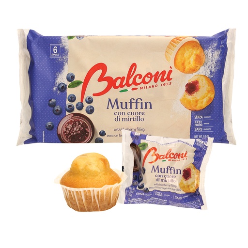 Gebak met bosbessenvulling