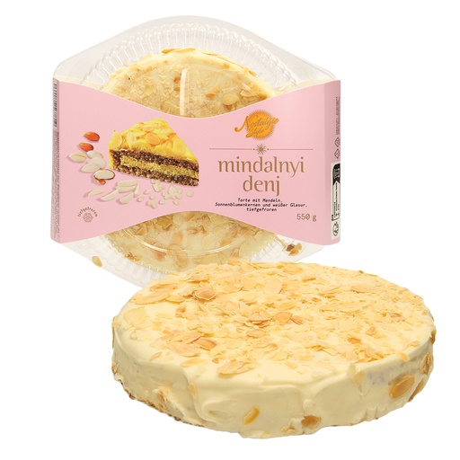 "Mindalnyi Denj" Taart met amandelen en zonnebloempitten
