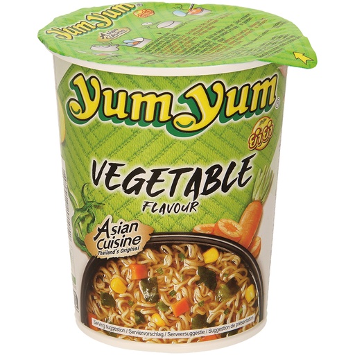 Instant noedels met groentesmaak
