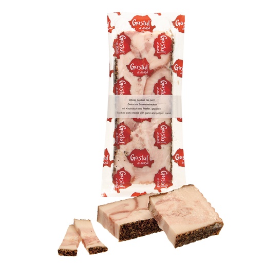 "Obraji presati de porc" Приготовленные свиные щеки с чеснок