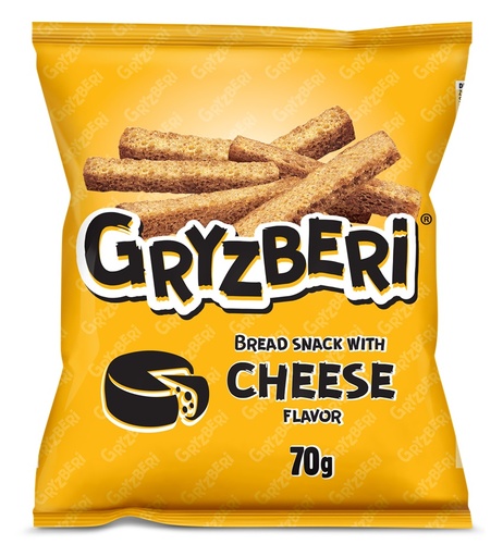 "GRYZBERI" Сухарики со вкусом сыра