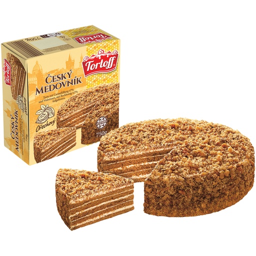 "TORTOFF" Taart met roomvulling en walnoten