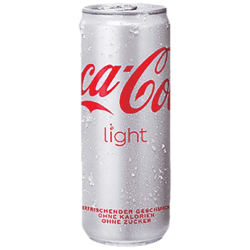 Coca-Cola light - Calorie-vrij, cafeïnehoudend verfrissend drankje met plantenextracten, met zoetstoffen