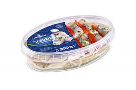 Gezouten haringfilets met uien 300g