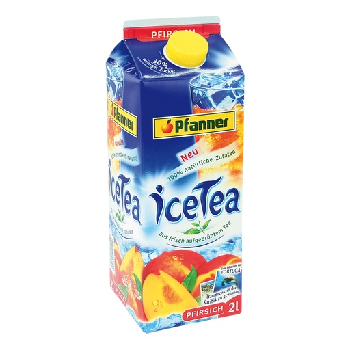 Освежающий напиток со вкусом персика, на основе черного чая