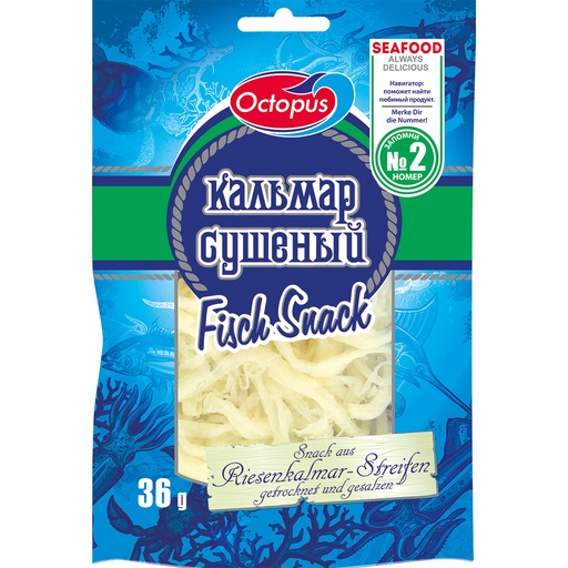 Grootzeewaterinktvisrepen (Dosidicus Gigas) gedroogd, gezout