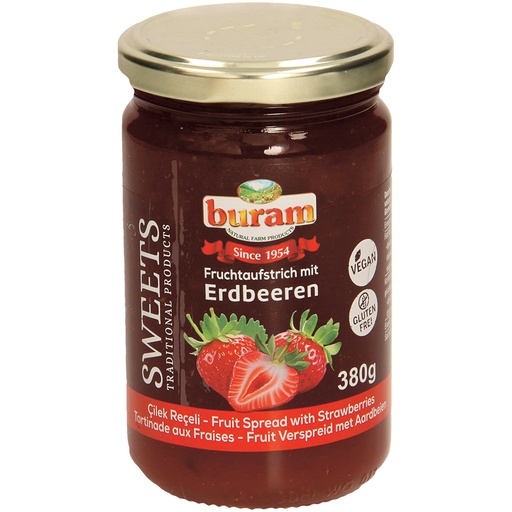 Vruchtenspread met aardbeien