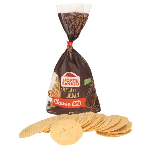 Kruidenkoekjes met kaas en komijn - Monte Banato