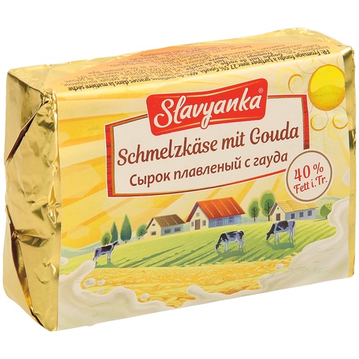 Smeerbare smeltkaas met 27,5% Gouda, 40% vet i. d. r.