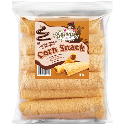 "VKUSNASHA" Maïsnibbelproduct met vulling met chocoladesmaak (60%)