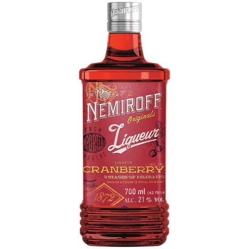 "NEMIROFF" Клюквенный ликер, 21% алк.