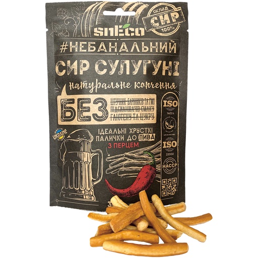 "SULUGUNI" kaasstaafjes gepoft, gerookt, pikant