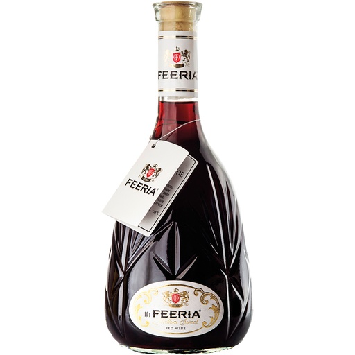 Rode wijn "Feeria" uit Moldavië, zoet