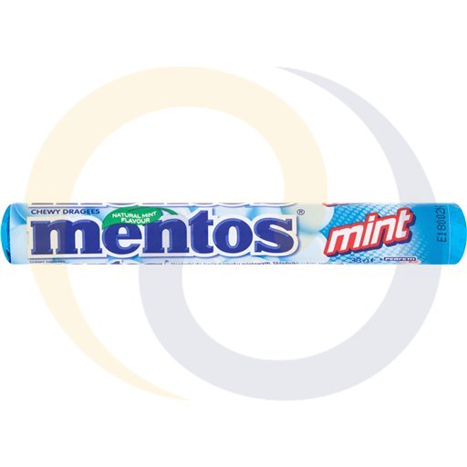 mentos muntdruppels 38g/40st/8dis van melle