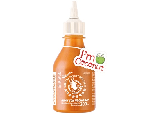 Sriracha chilisaus met kokosmelk 200 ml