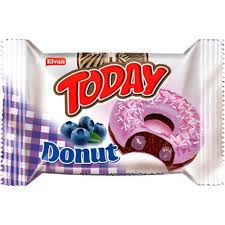 Elvan donut met bosbessenvulling 50g
