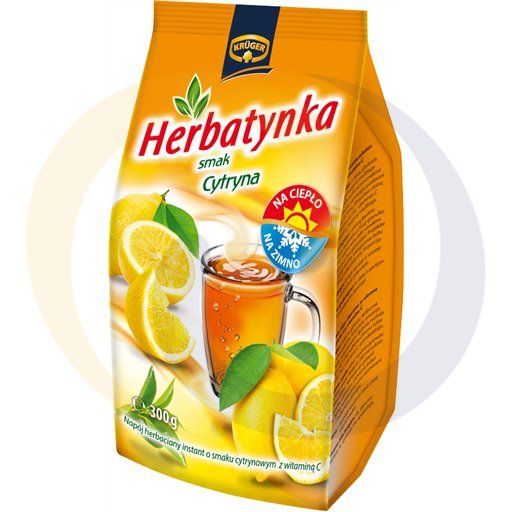 Крюгер Хербатинка Инстант Чай Напиток Вкус Лимон 300 г