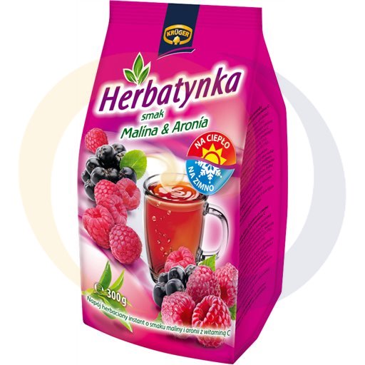 Krüger Herbatynka Инстант Чай Напиток Вкус Малина и Черная г