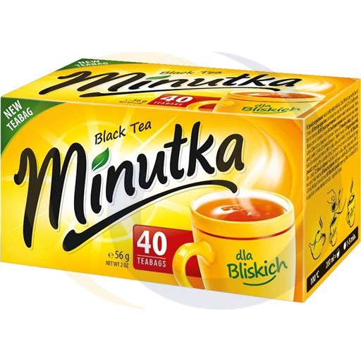 Минутка Черный Чай 56 г (40 чайных пакетиков)