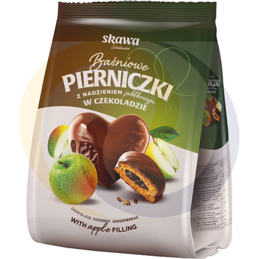 Wadowice Skawa Chocoladebedekte Peperkoek met Appelvulling