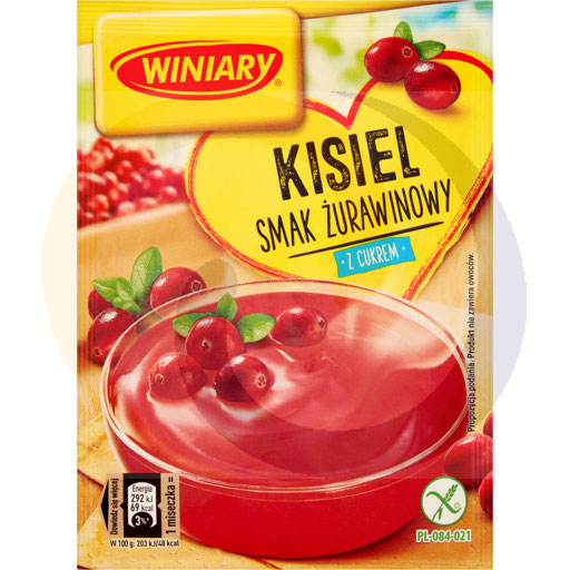 Виниари мягкое желе с вкусом клюквы с сахаром 77 г