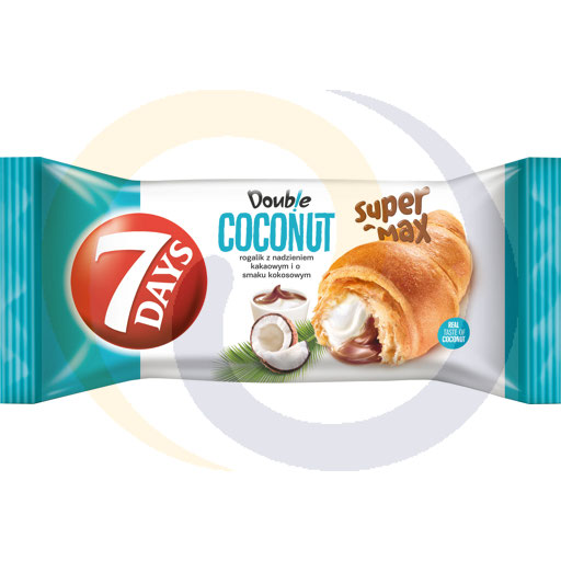 7Days Двойной кокосовый крок-крок круассан. 110г/20шт Mondelez