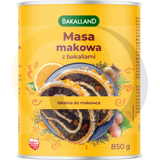 Bakalland Maanzaadvulling met Noten en Rozijnen 850 g