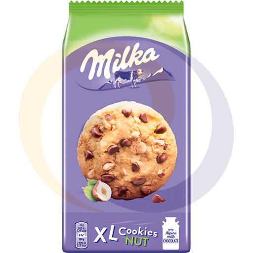 Милка XL Печенье Ореховое Печенье с большими кусочками шокол