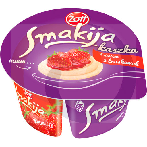 Zott Smakija Semolina met Aardbeien Saus 130 g