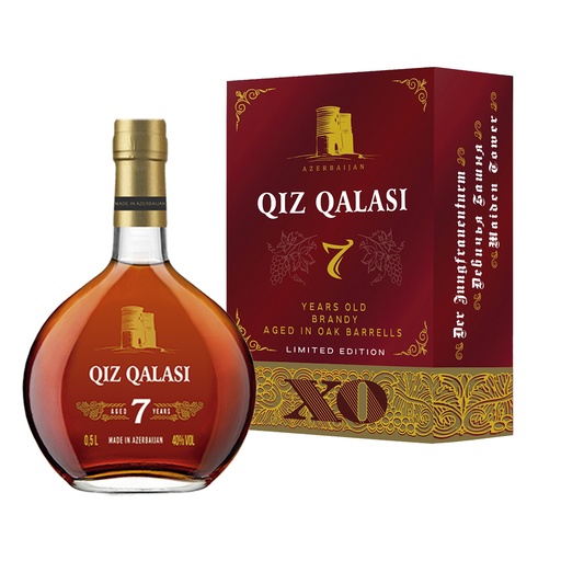 Azerbeidzjaanse Brandy XO "QIZ QALASI" 7 jaar, 40% vol.