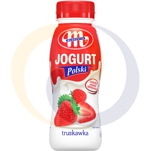 Mlekovita Poolse yoghurt aardbei 250g